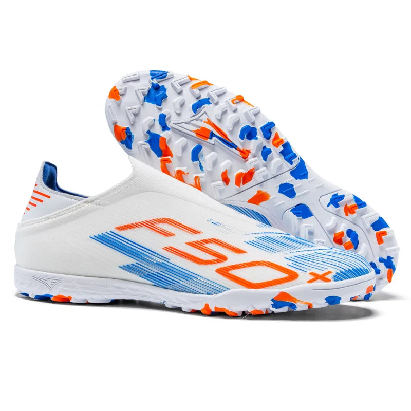 X2517 Slip-on F50 Mens Football Boots Boys FG/TF Training Studded Fast Soccer Cleats Pro Non Slip Football Shoes for Man 35-45