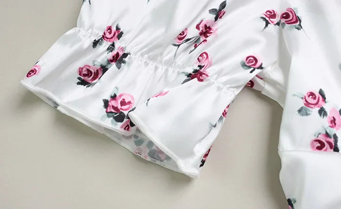 Puff Short Sleeve V Neck Prints Hip Wrap Women Dresses Sexy Club Sheath Fashion Female Bodycon Vestidos Robes Chic Slim