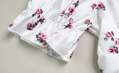 Puff Short Sleeve V Neck Prints Hip Wrap Women Dresses Sexy Club Sheath Fashion Female Bodycon Vestidos Robes Chic Slim