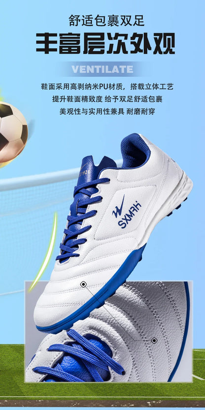 Double Star TF Turf Studs Football Shoes 33-45 Size Breathable Non-slip Outdoor Lawn Youth Professional Soccer Cleats