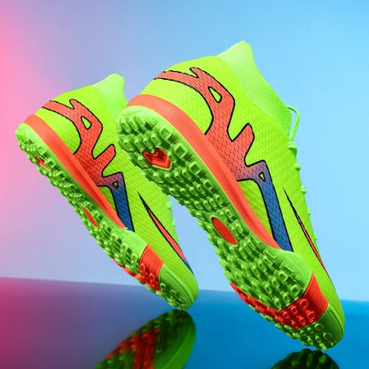 New Men Football Boots Grass Cleats High-top Non-Slip Soccer Shoes Futsal Sneakers High-quality Match Indoor Hot-selling Outdoor