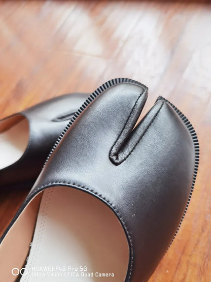 Fashion Women's Shoes New High Quality Leather Split Toe Mary Jane Shoes Comfortable Low Heel Women Shoes Lolita