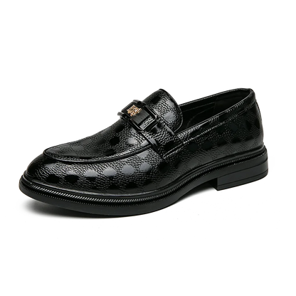 Original Design Dress Shoes For Men Business Casual Leather Formal Shoes Man Fashion Green Comfortable Slip-on Men's Social Shoe