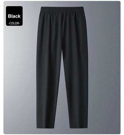 Running Pants Cooling Summer Ice Silk Pants Soft Stretchy Pant Loose Casual Quick-Dry Workout UV Protection Lightweight Trousers