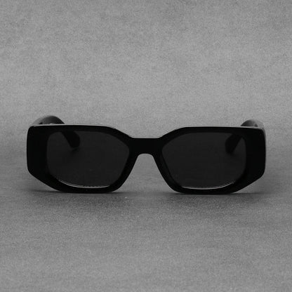 black classic retro designer branded concave irregular thick frame men women fashion sunglasses