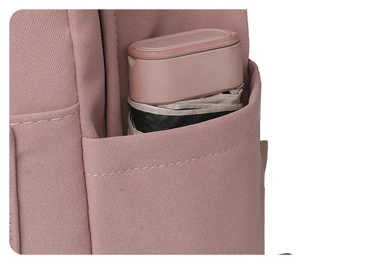 Solid Color Women Backpack High Quality Youth Waterproof Backpacks for Teenage Girls Female School Shoulder Bag Bagpack