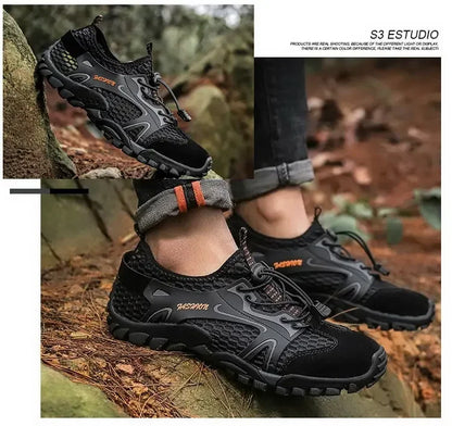Wear-resistant Shoes for Men Hiking Shoes Jogging Trekking Sneakers Fast Zapatos Outdoor Hombre Invierno Outdoor Anti-slip