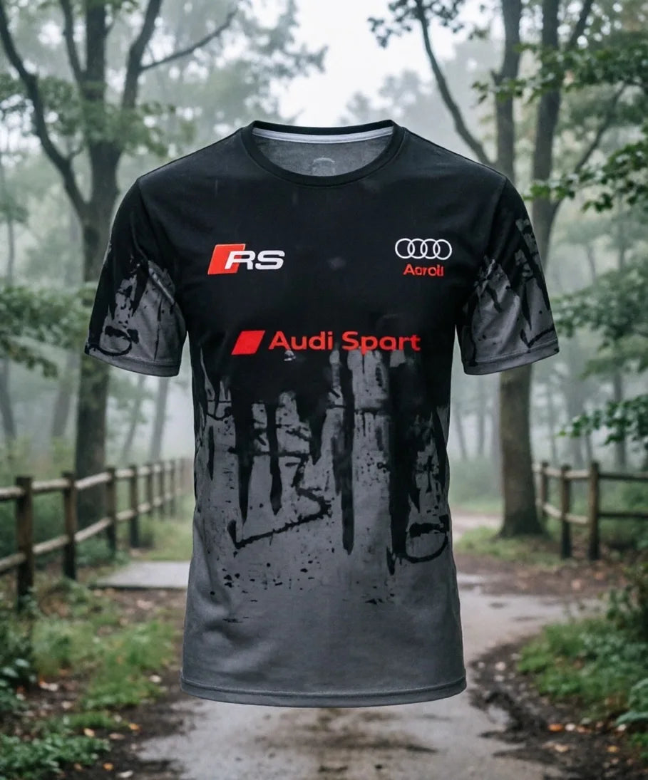 Summer Fashion Racing Motorcycle Pattern Printed Rider Short Sleeve T-shirt for Men and Women Adult Sports Top
