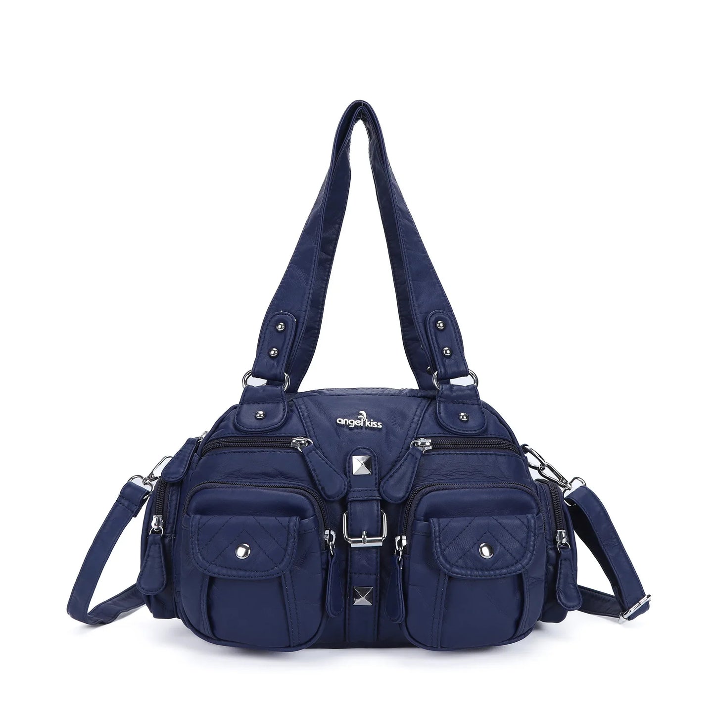 Vintage Women Handbags Satchel Top-handle Handbag PU Shoulder Bag Dumpling Pack Give Gifts Shoulder Bags Phone Money Pack