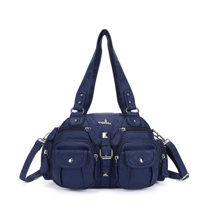 Vintage Women Handbags Satchel Top-handle Handbag PU Shoulder Bag Dumpling Pack Give Gifts Shoulder Bags Phone Money Pack