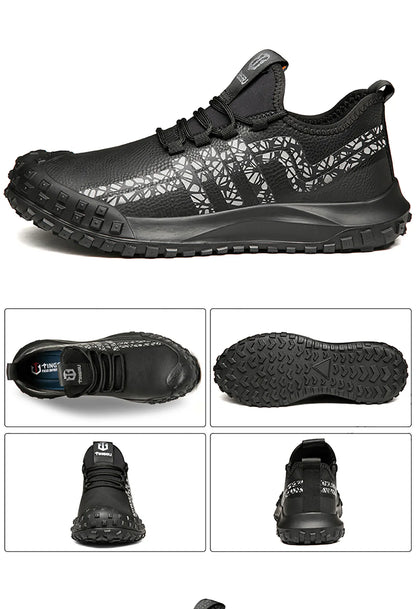New insulated anti smashing, anti piercing, anti slip, and anti splashing work shoes for men's safety shoes