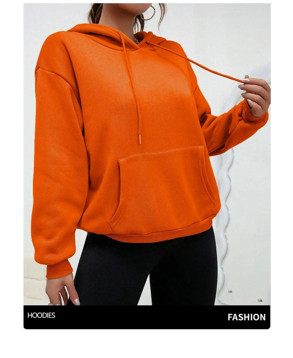 Beautiful Angel Wings Printed Hoodies Women Warm Comfortable Casual Hoodie Fashion Classic Hoody Loose Original Basic Clothes