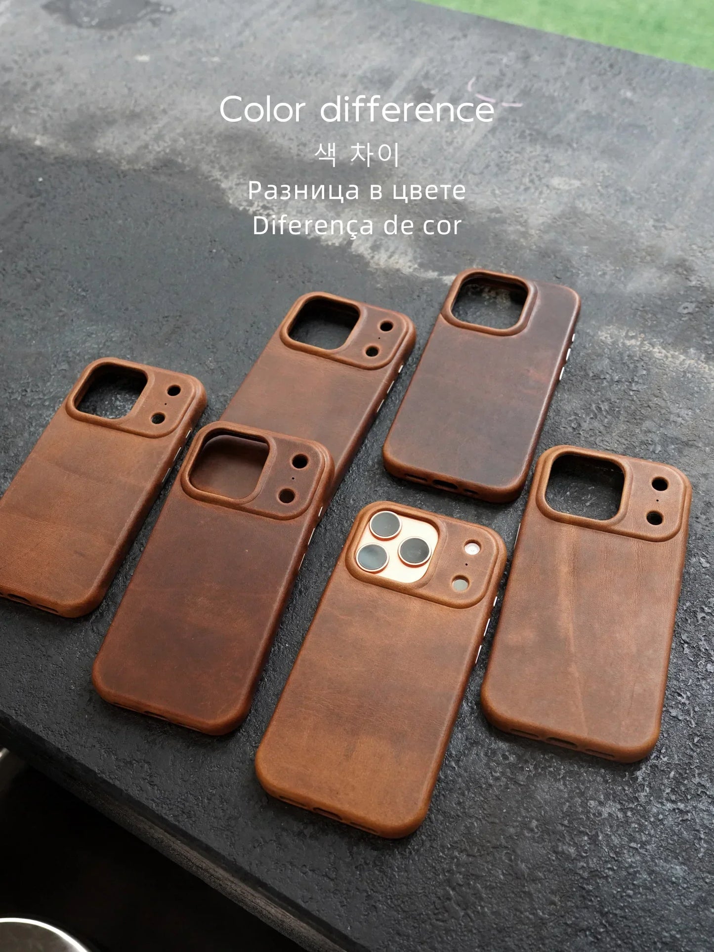 Genuine Leather Case for iPhone 17 16 Pro Max 15 Genuine Leather Handmade Phone Cover