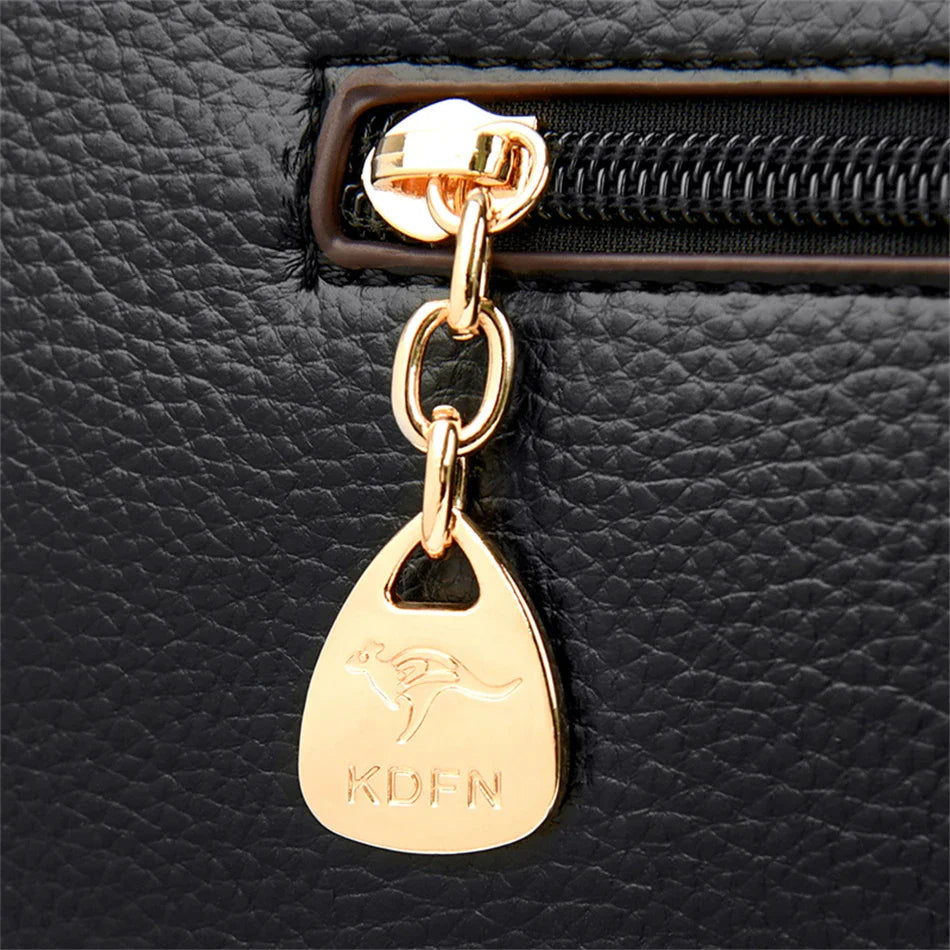 Luxury Designer Crossbody Bag for Women 2024 Brand 3 Layers Handbag Purse Female Genuine High Quality Leather Shoulder Totes Sac