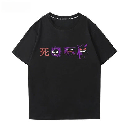 Printing Tee Pure Cotton T-shirt Men's 2026 Summer Fashion Oversize Street Casual Y2K Tops Streetwear Clothing