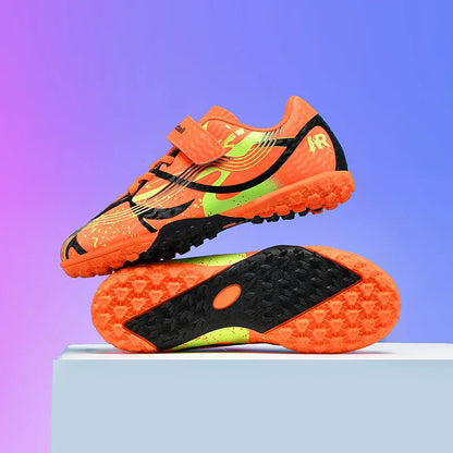 Soccer Shoes with Rubber Soles for Kids, Multicolor FG & TF Training Styles