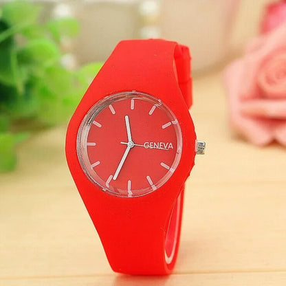 Women's Watches Famous Brand Quartz Watch Women Fashion Casual Sports Silicone Wristwatch Hot Kobiet Zegarka