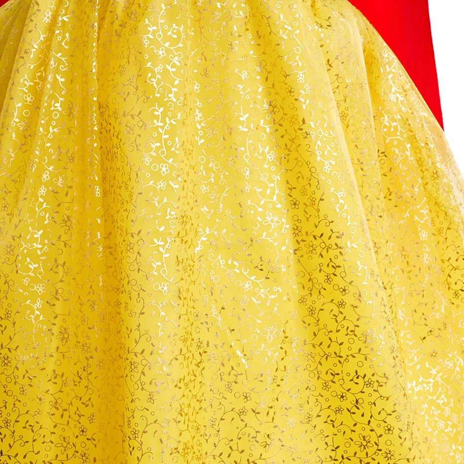 Vestido de Criança Branca de Neve Cinderela Aurora Anna Elsa Fantasia Menina Cosplay Vestido Infantil Encanto Mirabel Pequena Sereia Roupas de Halloween
