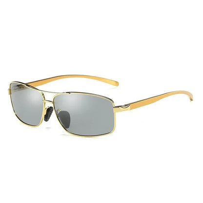 Fashion Photochromic Polarized Sunglasses Men Women Vintage Square Sun Glasses Man Brand Designer Driving Fishing UV400 Eyewear