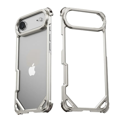 Metal Phone Case for iPhone 17 Pro/Pro Max/17/Air Case Minimalist Support Wireless Charging Ultra-thin Protecitve Case