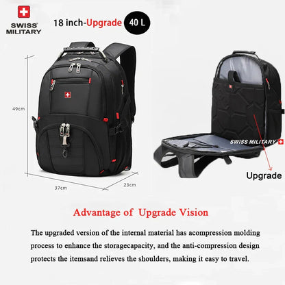 Fashion Travel Multifunction Large Capacity Male Bag Usb Charging Waterproof 23 inch Laptop Backpack Men Mochila