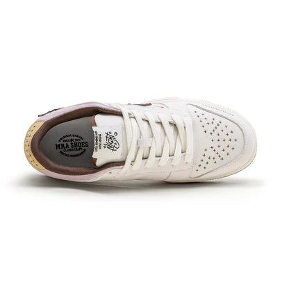 Fashion Men's Sports Shoes Retro Niche Design Punk Style Street Skateboard Shoes Sports Casual Shoes Plaid Men's Shoes