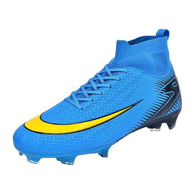 Men Football Boots Professional Soccer Cleats Non Slip Resistant Training Shoes Outdoor Match Sneakers Adult Teenagers Athlete