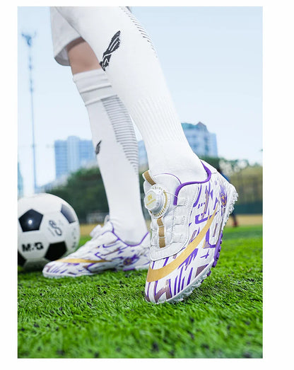 New Men Kids Soccer Shoes Football Boots Ultralight Match Grass Boys Professional Cleats Non-Slip Training Shoes Drop Shipping