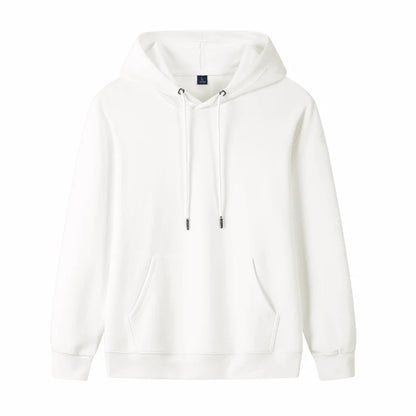 Fashion 9 Colors High-Quality Pullovers Custom Logo Printed Personal Group Brand Embroidery Men and Women 100% Cotton Hoodies