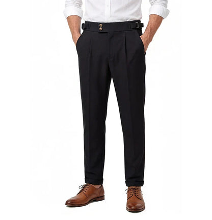 New Men's Stretch Dress Pants Male Business Casual Pants Trendy Mens Wedding Suit Pants Office Commuter Trousers