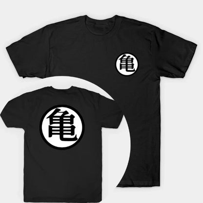 T-shirt Master Roshi Printing Men's 2025 Summer Fashion Casual Oversized Y2K Streetwear