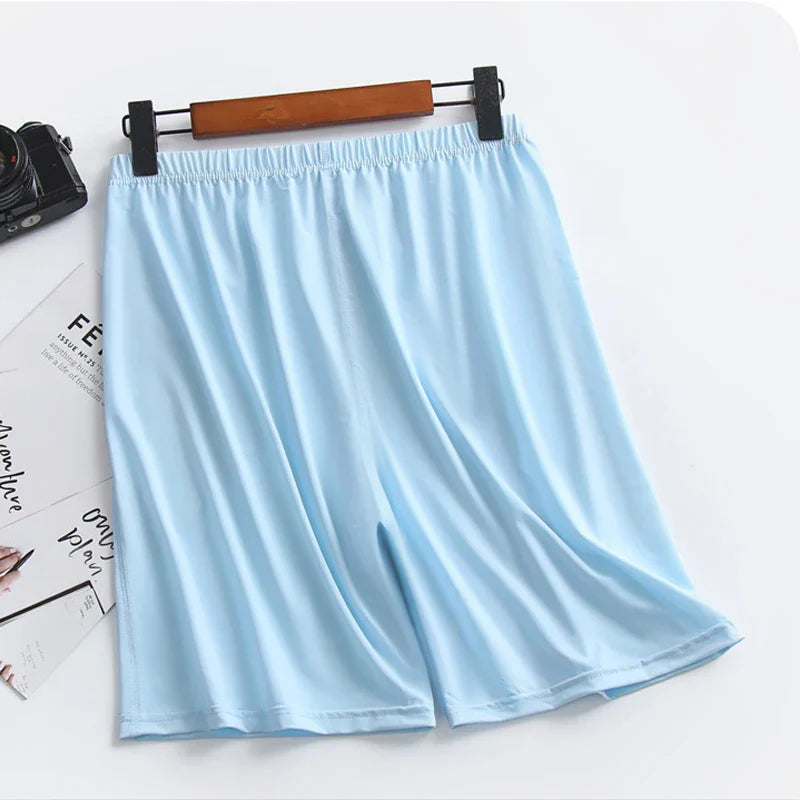 Ice Silk Summer Large Size Men's Shorts Modal Casual Sleep Pants Thin Cool Loose Shorts Sleepwear Mens Sleep Bottoms Homewear
