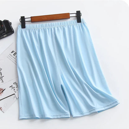 Ice Silk Summer Large Size Men's Shorts Modal Casual Sleep Pants Thin Cool Loose Shorts Sleepwear Mens Sleep Bottoms Homewear