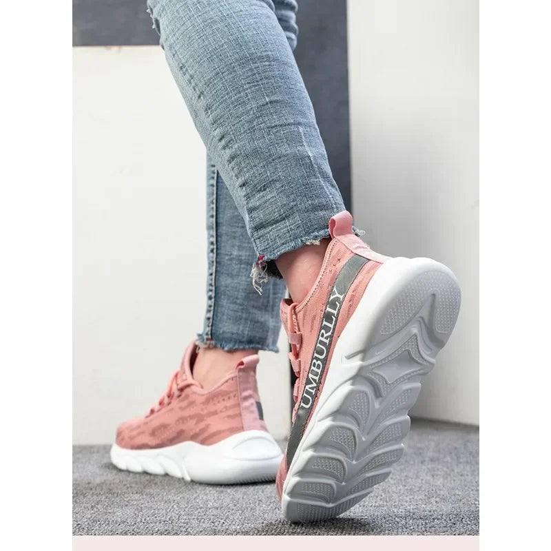 Women's Labor Protection Shoes Anti-Smashing Anti-Piercing Lightweight Breathable Durable Comfortable Work Shoes