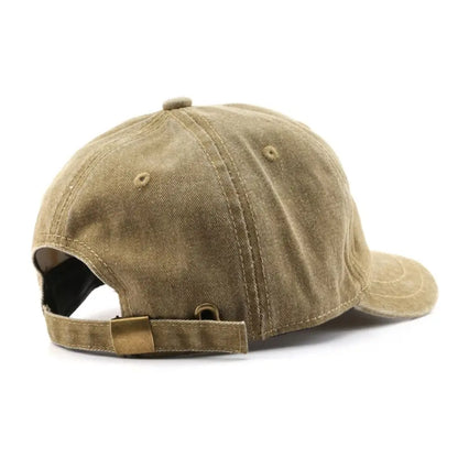 Short brim Baseball Cap Fashion Adjustable Solid Color Peaked Cap Washed Cotton Bucket Panama Cap Summer