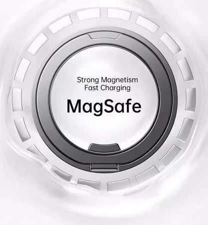 360 Rotatable Ring Phone Case Magnetic for Magsafe For iPhone 17 16 15 14 Pro Max Ring Holder Kickstand Hard Cover