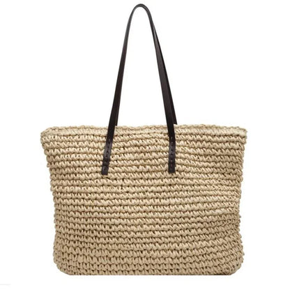 Summer Luxury Design Women's Bag 2025 Hot Selling Grass Woven Fashion Women's Shoulder Bag Leisure Large Capacity Shoulder Bag