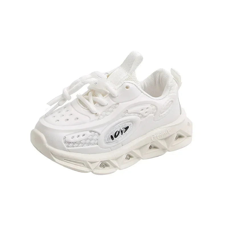 Baby Shoes 2025 Spring Autumn New Boys and Girls Light Up Clunky Sneaker Small and Medium-sized Children's Soft Soled Baby Shoes