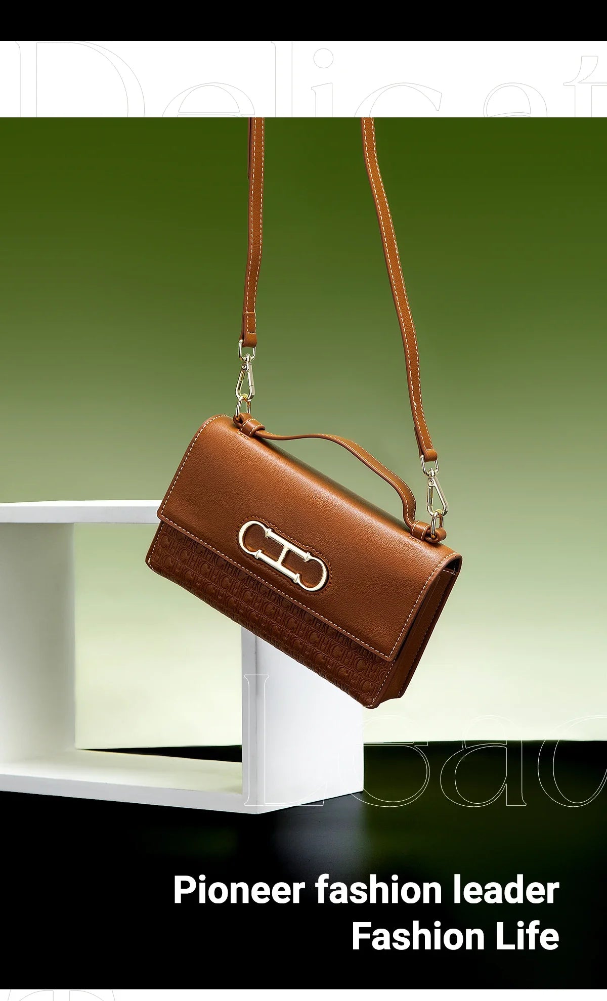 Crossbody Bag Brand Women's Bag Letter Print Leather Compact Elegant Handbag Tote Bag Exquisite Fashion Women's Bag