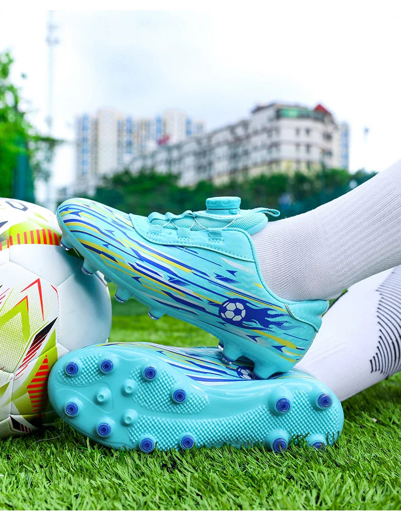 Kids Football Field Boots Boys Girls Indoor Society Football Shoes Futsal Non Slip Professional Fast Men Soccer Cleats Sneakers