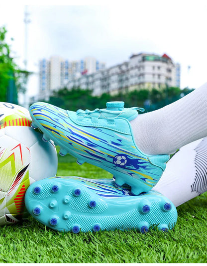 Kids Football Field Boots Boys Girls Indoor Society Football Shoes Futsal Non Slip Professional Fast Men Soccer Cleats Sneakers