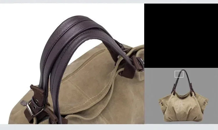 2024 New Arrival Women's Bag Fashion Casual Canvas Bag Large Capacity Handbag Shoulder Messenger Bag Many Colors BD866