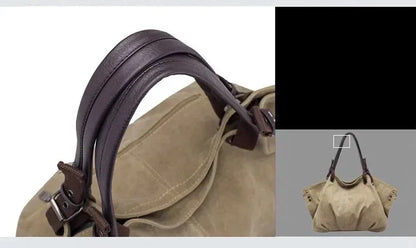 2024 New Arrival Women's Bag Fashion Casual Canvas Bag Large Capacity Handbag Shoulder Messenger Bag Many Colors BD866