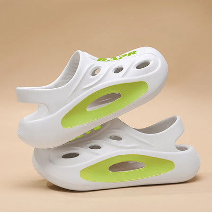 Summer New Children's Shoes Beach Anti-slip Breathable Boy Sandals Fashion Soft Home Children's Sports Shoes 6-12 Years