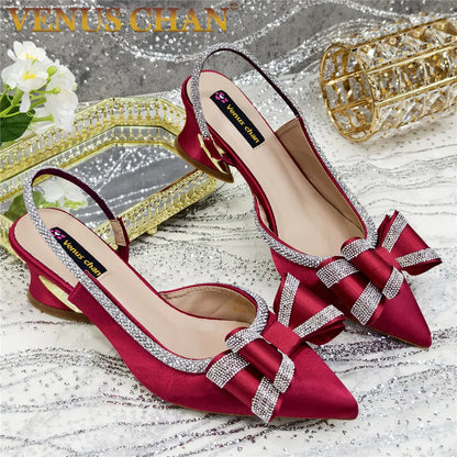 Fashionable And Elegant Nigerian Wedding Banquet High Heels Anti Slip Women's Sandals Plus Size Nigerian Party Shoes