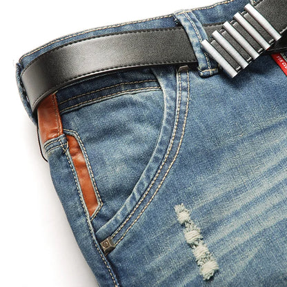 Black Jeans Men Streetwear Cargo Pants Men Jean Homme Slim Baggy Mens Jeans Denim Trousers For Men Korean Fashion Men Clothes