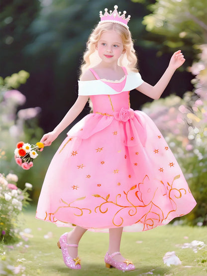 Cinderella Anna Elsa Costume Children Princess Dress for Girls Kids Cosplay Snow White Christmas Carnival Party Disguise Outfit
