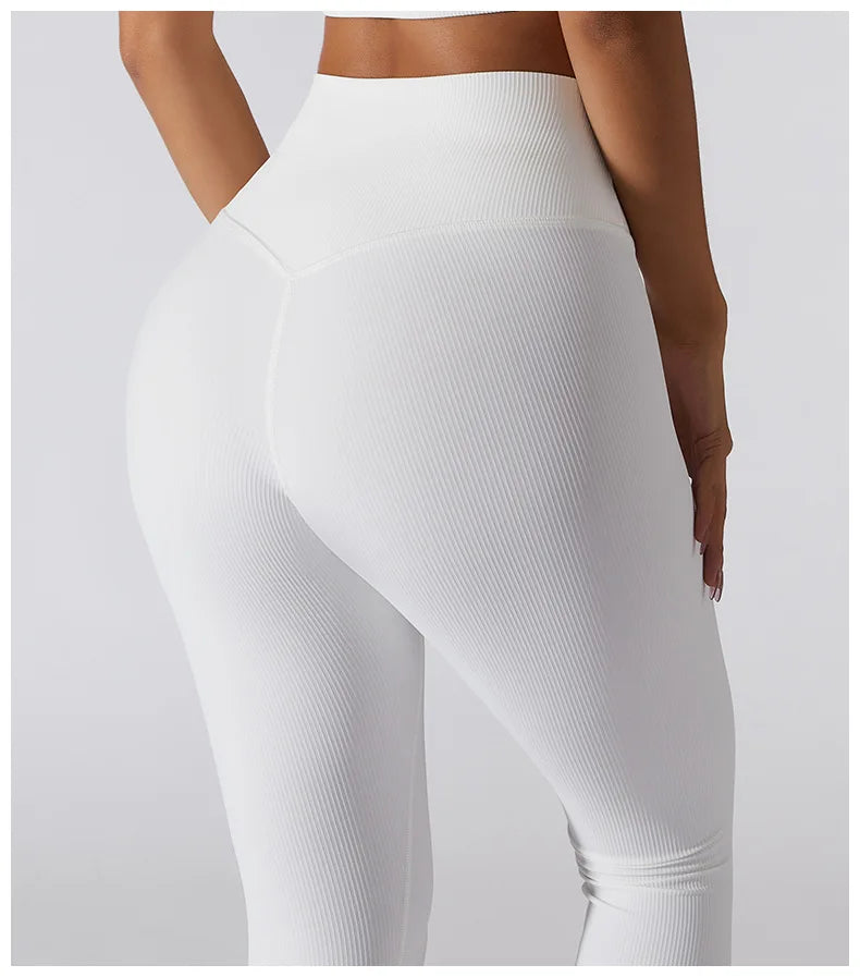 Women Yoga Set Gym Clothing Tracksuit Long Sleeve Crop Top One Shoulder Bra High Waist Seamless Leggings Fitness Sports Suits