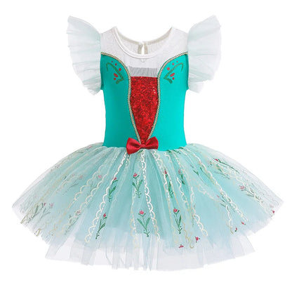 Girl Ballet Dancing Dress Party Fancy Sequined TUTU Dress Princess Girl Clothes Baby Girl Stage Shows Party Costumes
