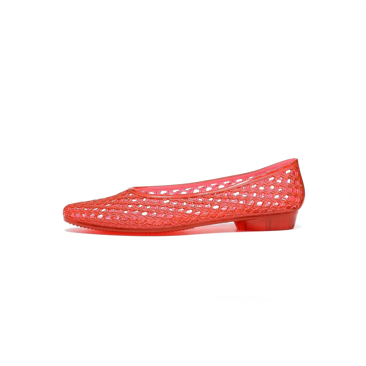 Kids'Casual Shoes Sandals Summer Princess Jelly Shoes Baotou Beach Shoes Soft soled Crystal Shoes New Style Size 35-40